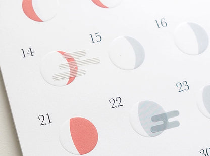 Replug Michiru Moon Calendar - Cloud Stickers