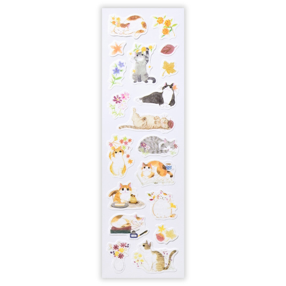 Autumn Limited Nekorobi Stickers - Dusty Autumn