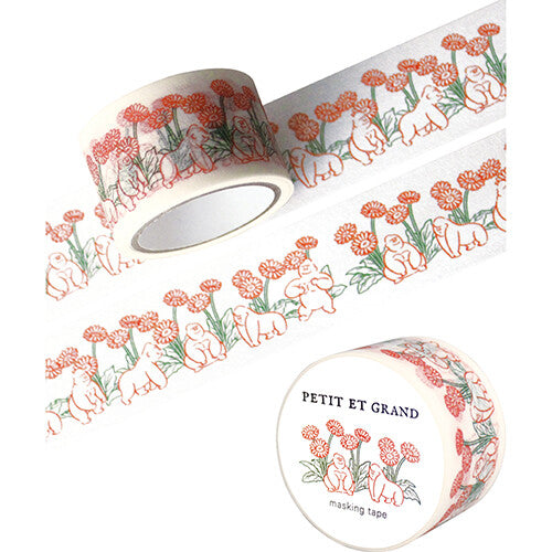 El Commun - Washi Tape - Petit et Grand - Gorillas and Daisies