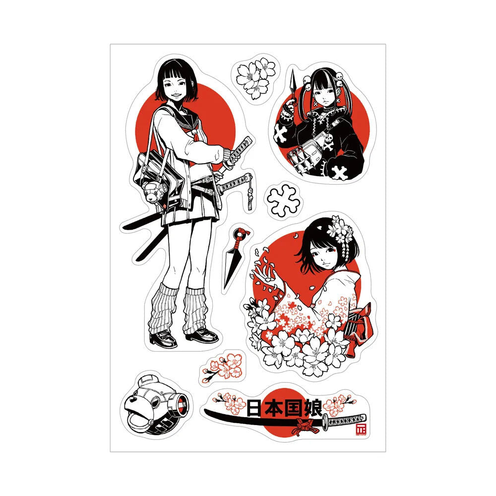 Sanby x Terry's Factory - Multi-Stickers - Japan Girl 1