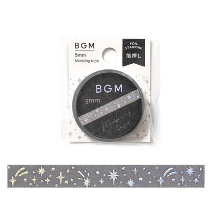 BGM Slim Washi Tape - Star Collector