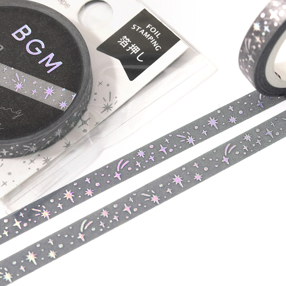 BGM Slim Washi Tape - Star Collector