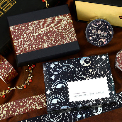 BGM Washi Tape - Stellar Grimoire / Star Spellbook - Flame (Red)