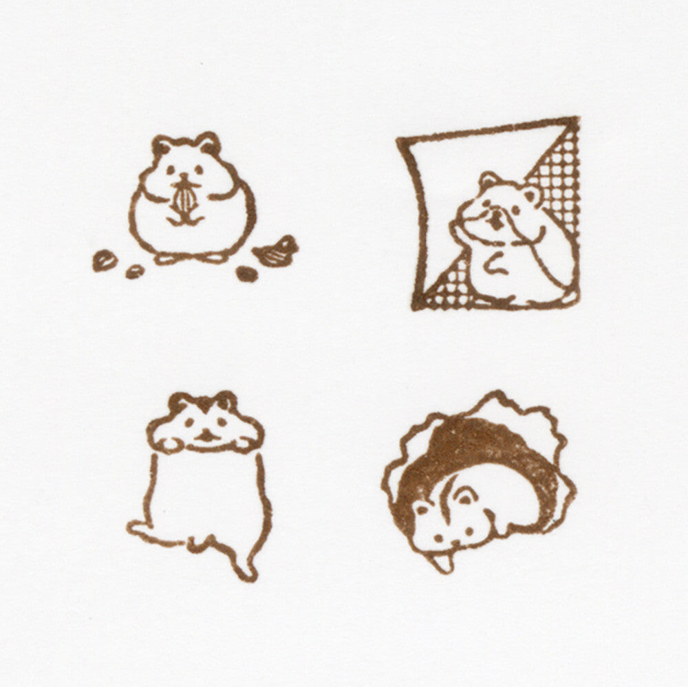 NB Co. Ltd. - Rubber Stamp Set - Mischief in the Margins - Hamsters
