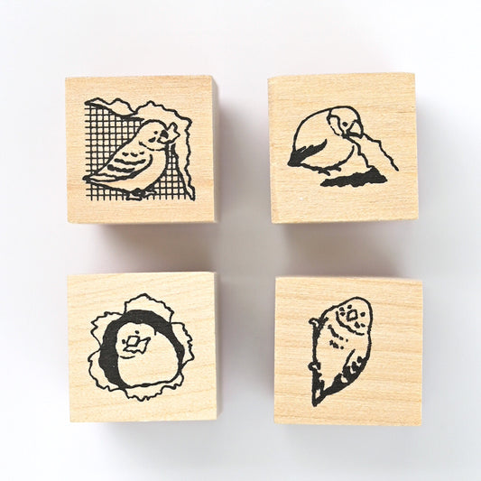 NB Co. Ltd. - Rubber Stamp Set - Mischief in the Margins - Kotori Birds