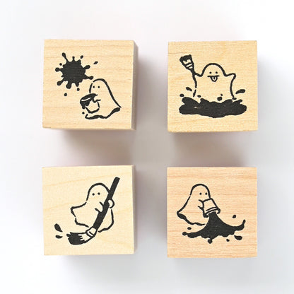 NB Co. Ltd. - Rubber Stamp Set - Mischief in the Margins - Ghosts