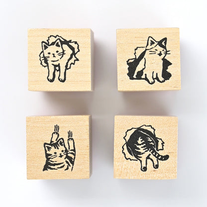 NB Co. Ltd. - Rubber Stamp Set - Mischief in the Margins - Cats