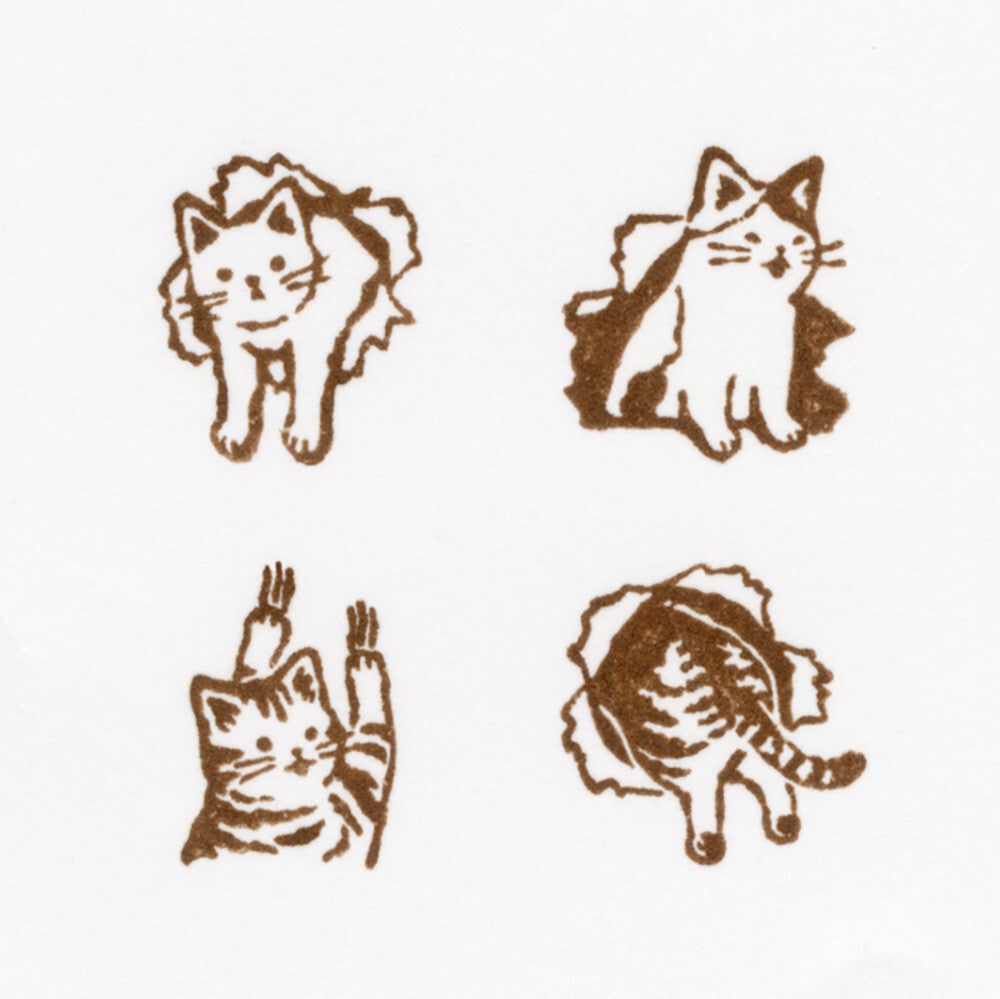 NB Co. Ltd. - Rubber Stamp Set - Mischief in the Margins - Cats