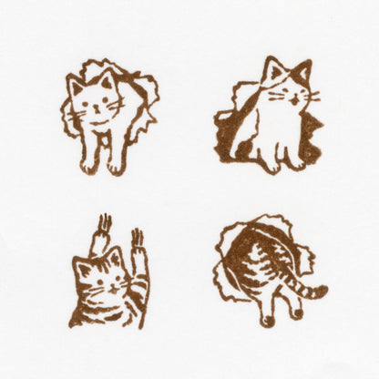 NB Co. Ltd. - Rubber Stamp Set - Mischief in the Margins - Cats