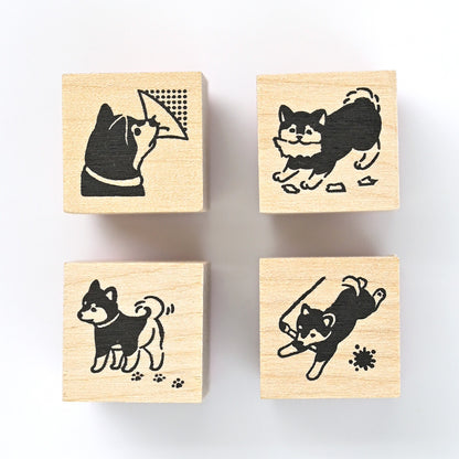 NB Co. Ltd. - Rubber Stamp Set - Mischief in the Margins - Dogs