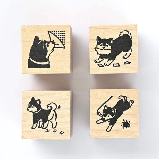 NB - Rubber Stamp Set - Mischief in the Margins - Dogs