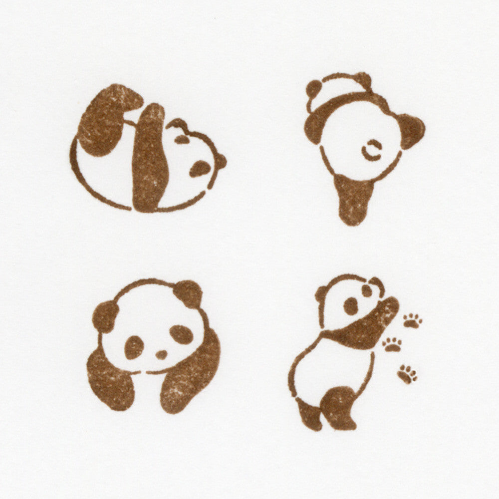 NB Co. Ltd. - Rubber Stamp Set - Mischief in the Margins - Pandas