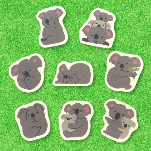 SEAL-DO Shinzi Katoh - Banana Paper Flake Stickers - Endangered Species - Koala