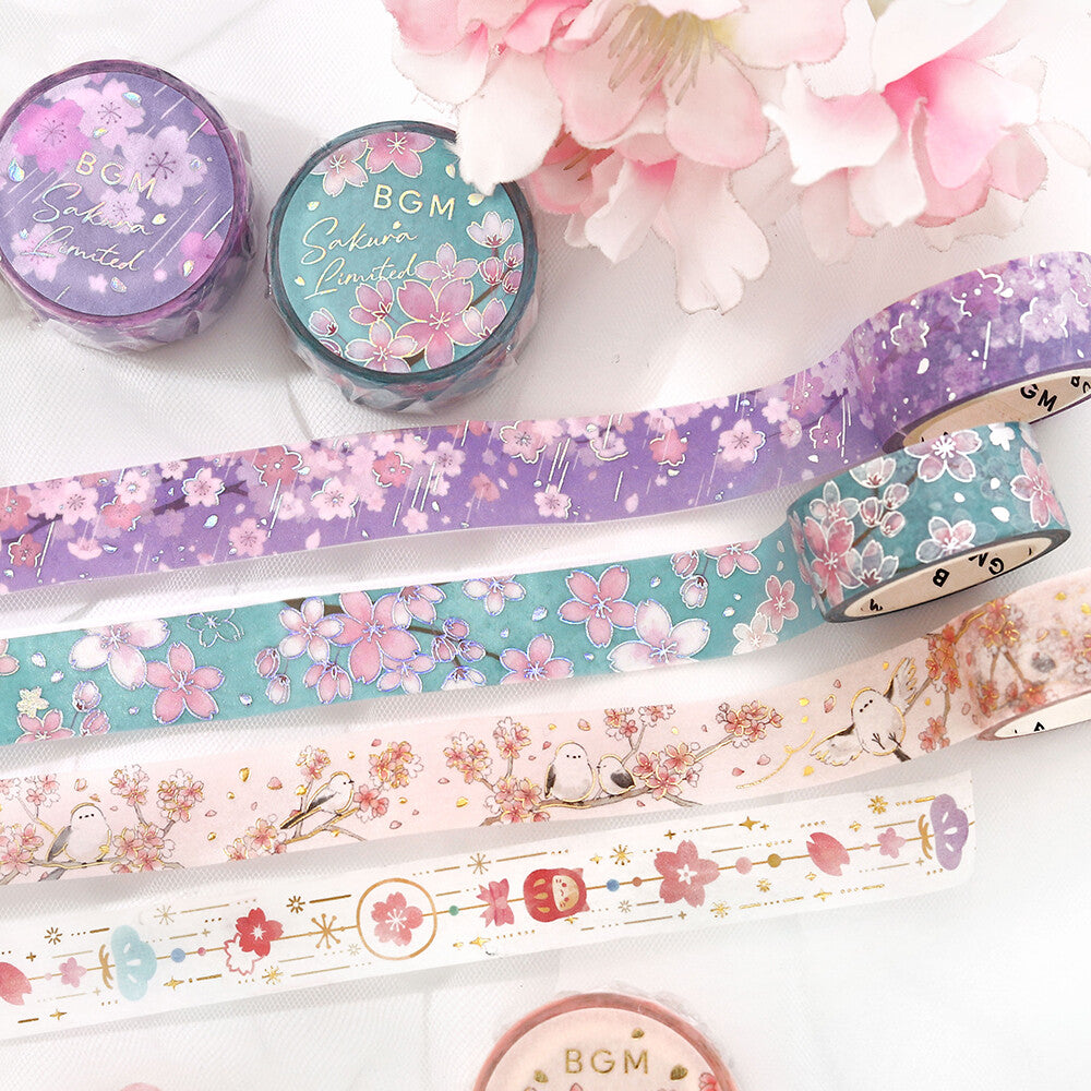BGM - 15mm Washi Tape - Sakura Limited - Sakura Time