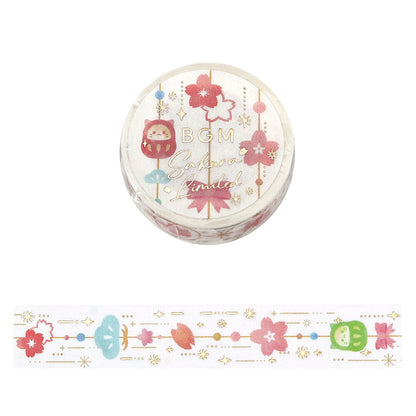 BGM - 15mm Washi Tape - Sakura Limited - Cherry Blossom Decoration