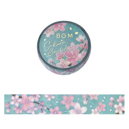 BGM - 15mm Washi Tape - Sakura Limited - Sakura Time