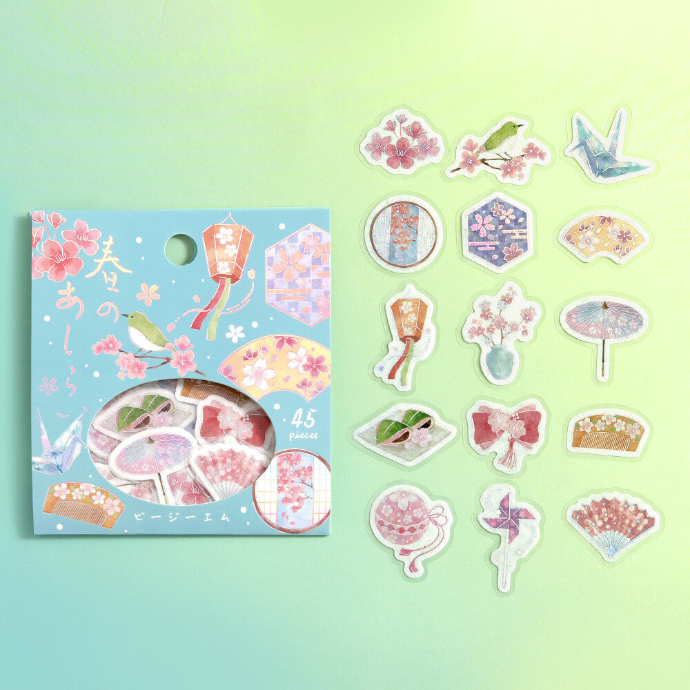 BGM - Flake Stickers - Sakura Limited - Spring Decoration