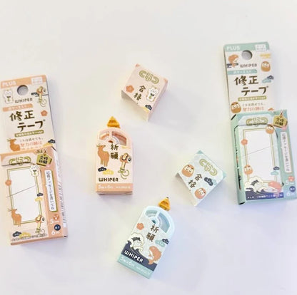 PLUS Whiper Eco-Friendly Correction Tape - Limited Edition - Exam Support Series - Blue