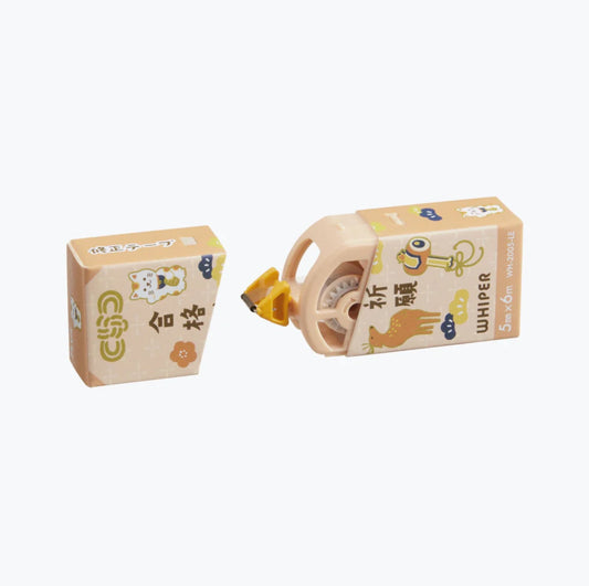 PLUS Whiper Eco-Friendly Correction Tape - Limited Edition - Exam Support Series - Red