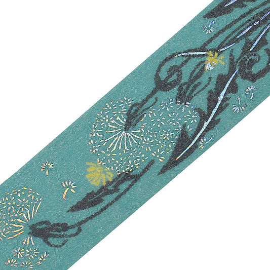 BGM - 20mm Washi Tape - Decorative Flower Study Series - Dandelion