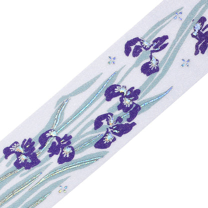BGM - 20mm Washi Tape - Decorative Flower Study Series - Iris