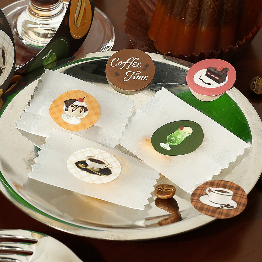 BGM - Round Sticker Roll - Cafe a la Mode