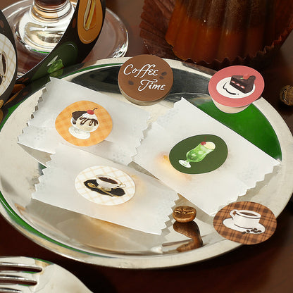 BGM - Round Sticker Roll - Cafe a la Mode