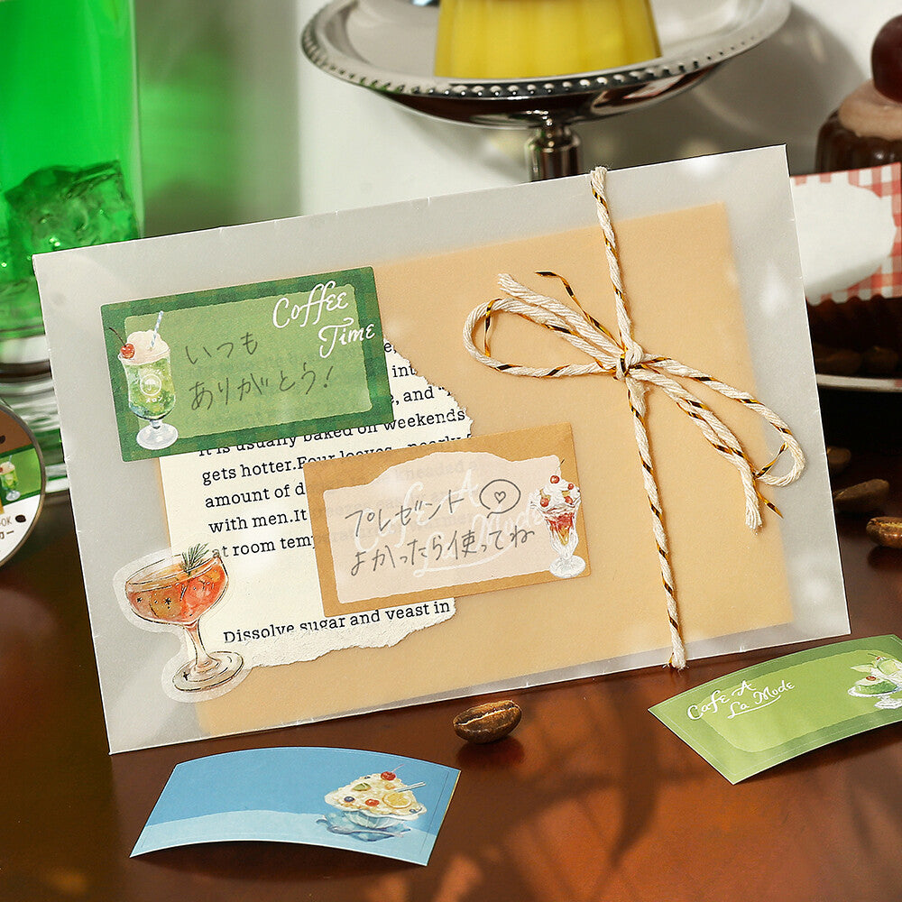 BGM - Writable Sticker Roll - Cafe a la Mode