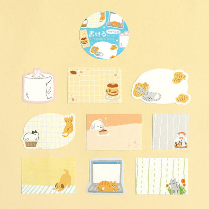 BGM - Writable Sticker Roll - Cozy Animals