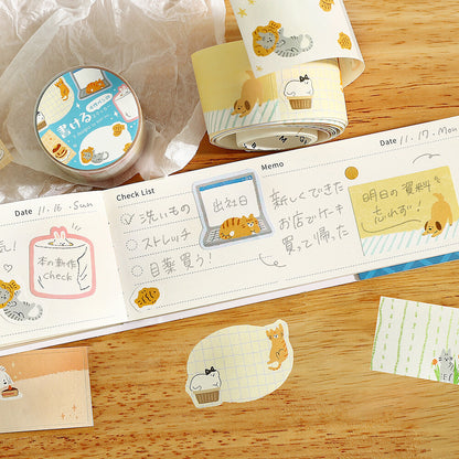 BGM - Writable Sticker Roll - Cozy Animals