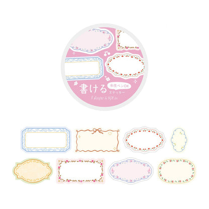 BGM - Writable Sticker Roll - Flower Frame