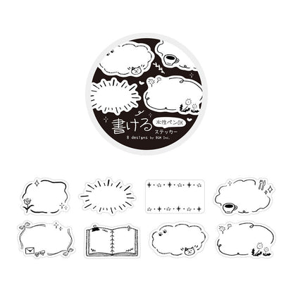 BGM - Writable Sticker Roll - Sketches