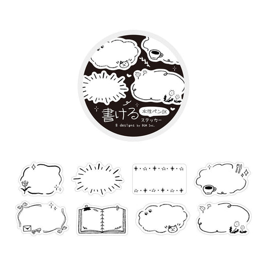 BGM - Writable Sticker Roll - Sketches