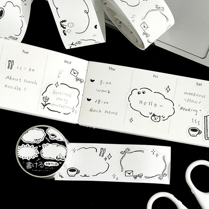 BGM - Writable Sticker Roll - Sketches