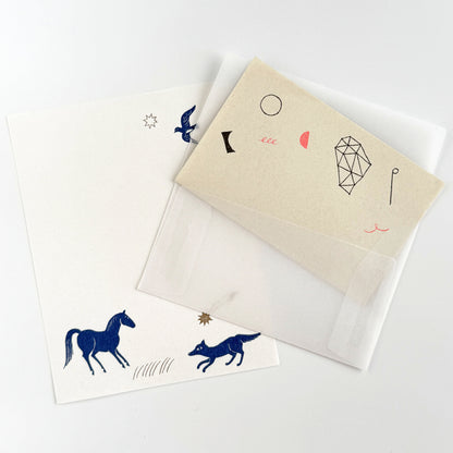 Nishi Shuku × mizushima - Small Letter Set - In the Night