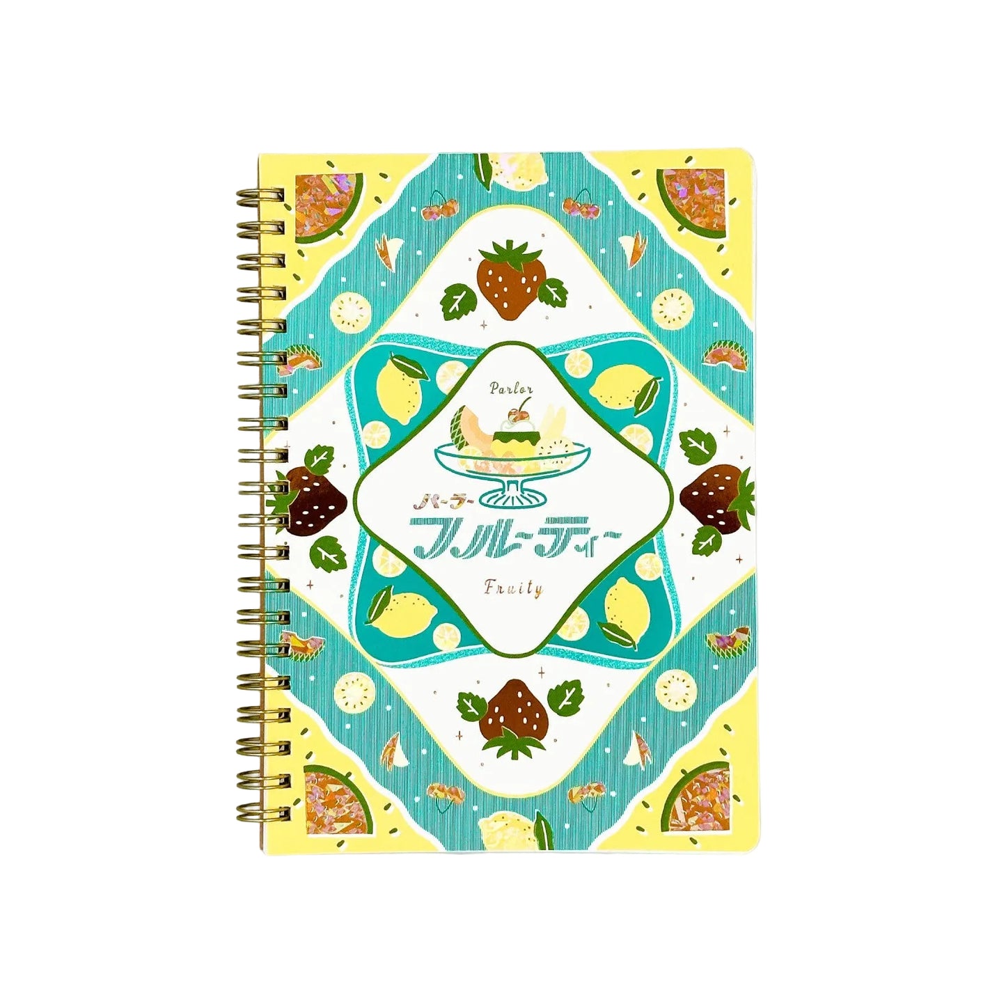 Notebook with dessert-themed cover