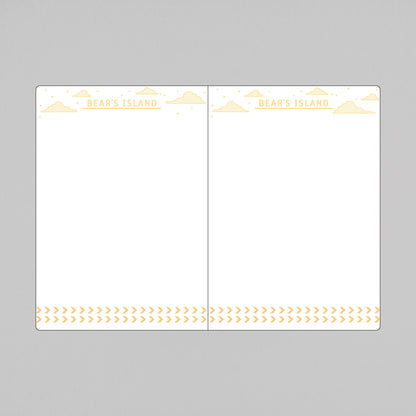 OB1TOY x ROKKAKU - Foil-Stamped Passport-Style Notebook - Earth Tours