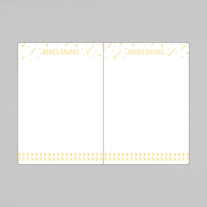 OB1TOY x ROKKAKU - Foil-Stamped Passport-Style Notebook - Galaxy Tours