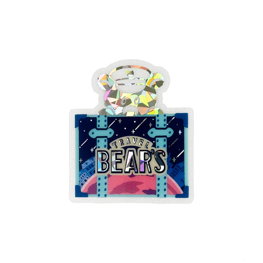 OB1TOY x ROKKAKU - Die-Cut Clear Card - Galaxy Tours