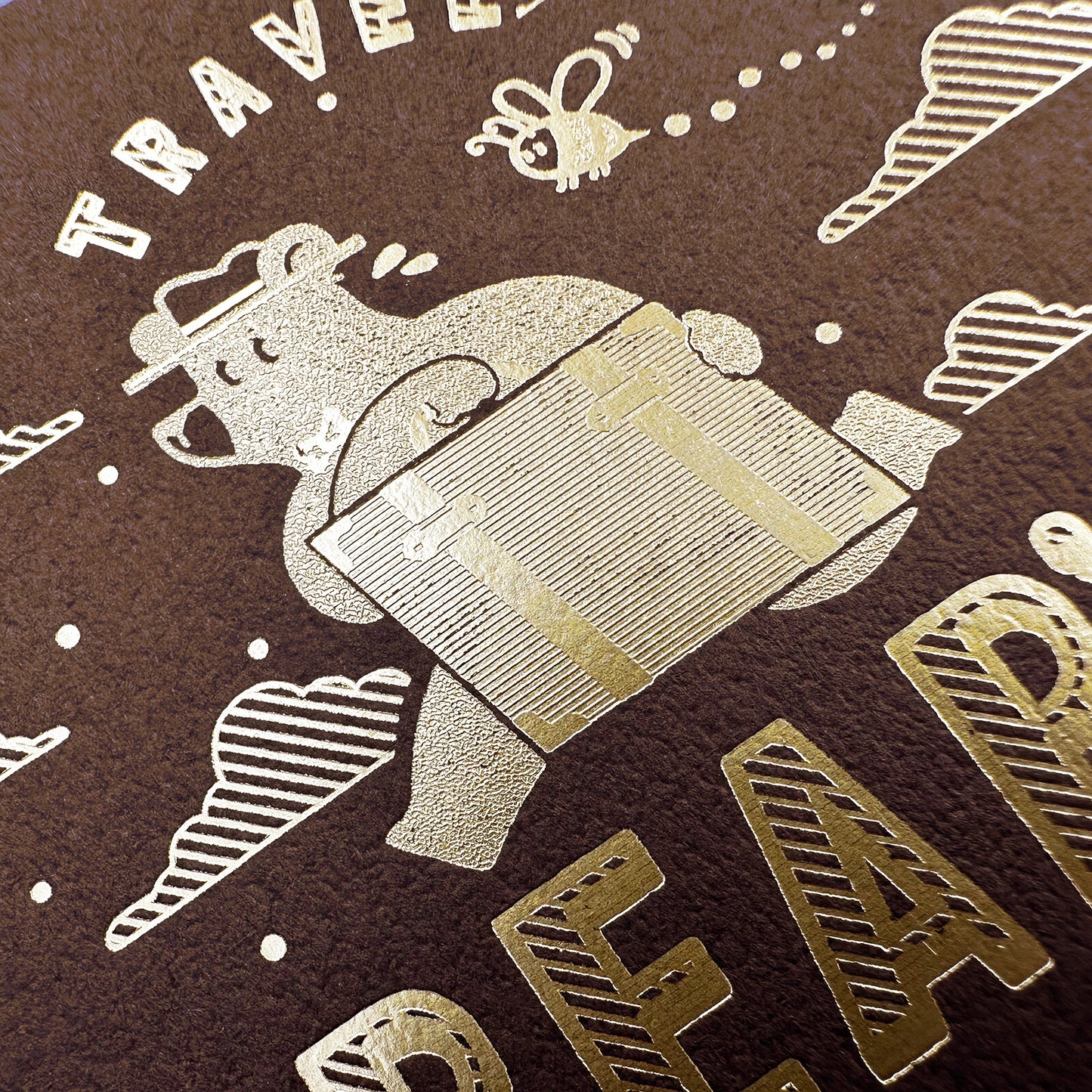 OB1TOY x ROKKAKU - Foil-Stamped Mini Letter Set - Earth Tours