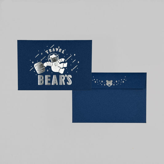 OB1TOY x ROKKAKU - Foil-Stamped Mini Letter Set - Galaxy Tours