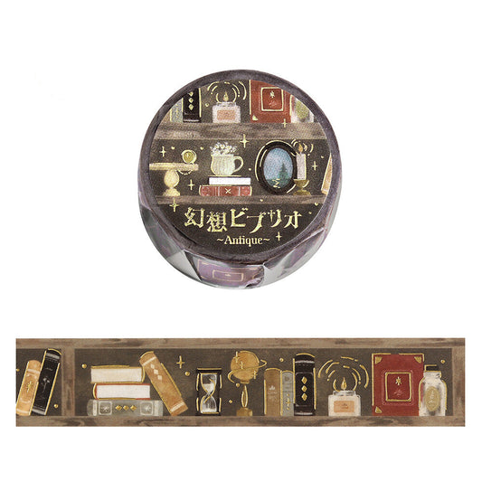 BGM - 20mm Washi Tape - Fantasy Library - Antique