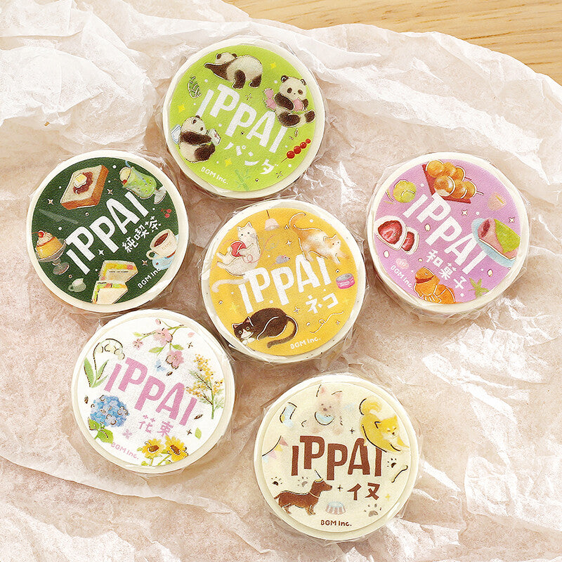 BGM - 15mm Washi Tape - Ippai Series - Full of Bouquets