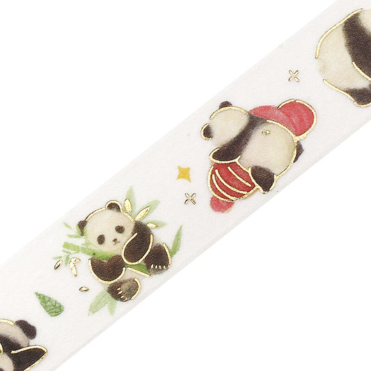 BGM - 15mm Washi Tape - Ippai Series - Lots of Pandas