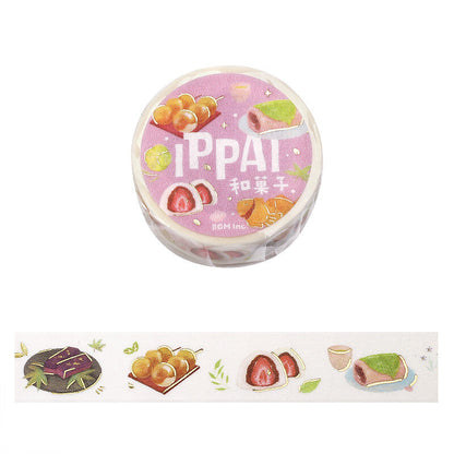 BGM - 15mm Washi Tape - Ippai Series - Japanese Sweets Galore