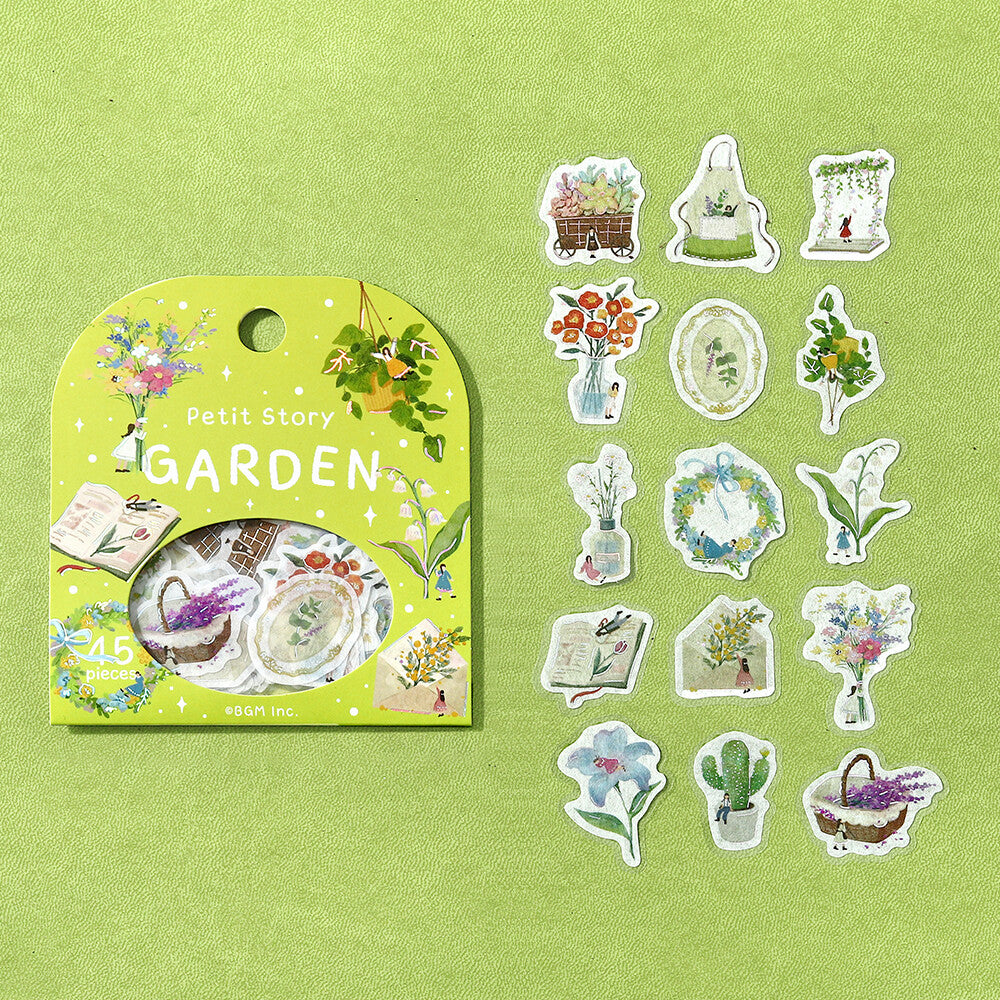 BGM - Flake Stickers - Petit Story - Garden
