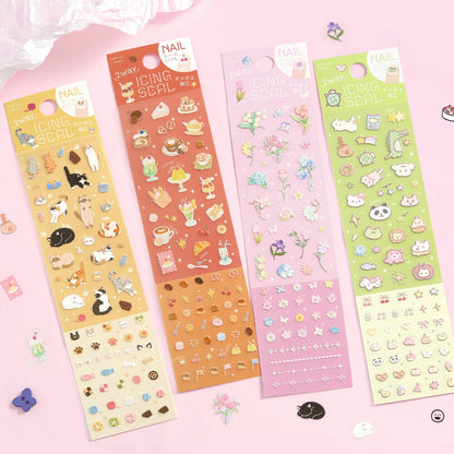 BGM - Icing Sticker Sheet - Fluffy Bouquet