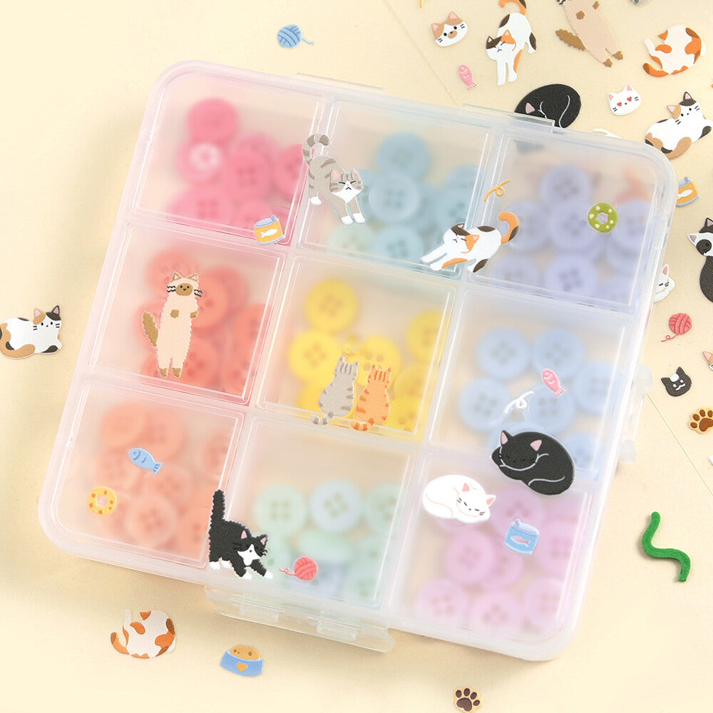 BGM - Icing Sticker Sheet - Nekobiyori (Cat Day)