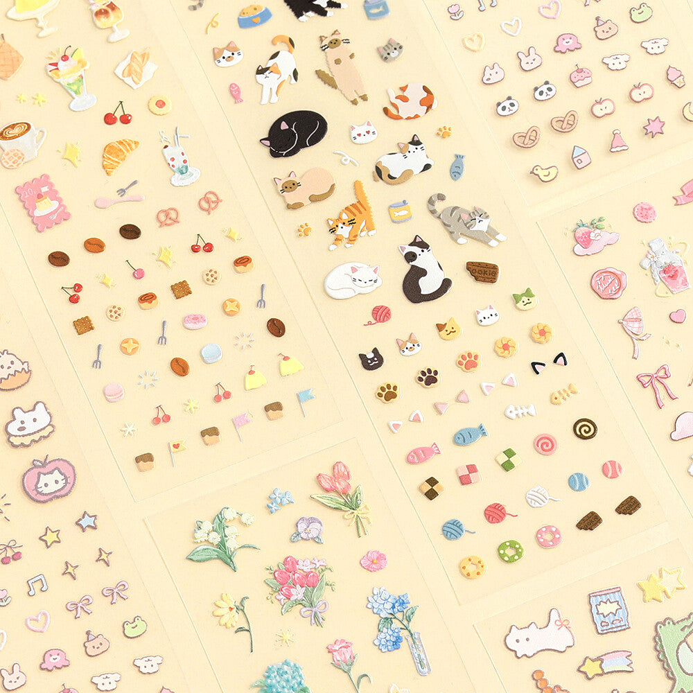 BGM - Icing Sticker Sheet - Nekobiyori (Cat Day)
