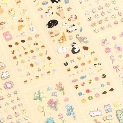 BGM - Icing Sticker Sheet - Nekobiyori (Cat Day)